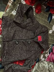 Brown Wool Blend Jacket