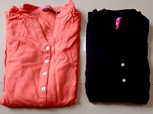 Combo Of 2 Branded Tunic Tops