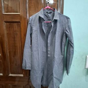Stylish Grey Tunic Top