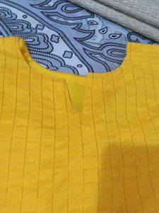 Vibrant Yellow Kurta Set haldi ke liye💛