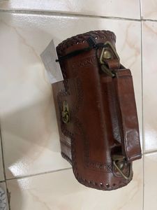 ANTIQUE REAL LEATHER HANDMADE BAG