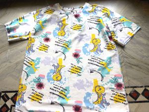 Cute Dinosaur Graphic T-Shirt