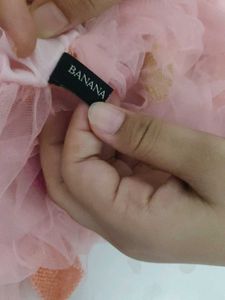 Sheer Pink Top with Appliques🌸🩰🍥