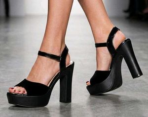 Black high heels