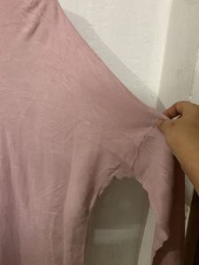Soft Pink V-Neck Sweater