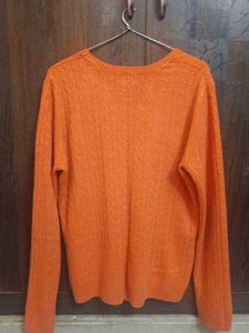 Orange Knit Sweater