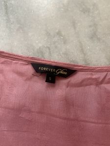 Pink Wrap around top