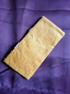 Yellow Beaded Clutch Bag