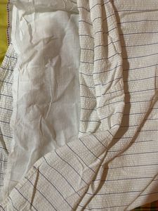 White striped dress