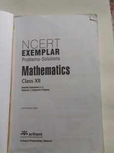 NCERT Exemplar Mathematics Class XII Book