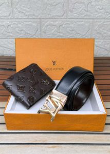 Louis Vuitton Belt and Wallet Set