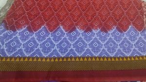 Maroon Cotton Saree