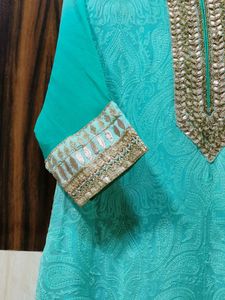Beautiful Kurta And Sharara Set In Ombre