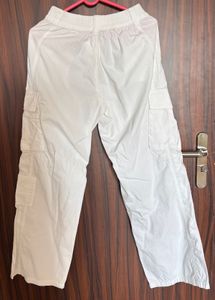 White Cargo Pants