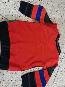 Colorful Kids' Knit Sweater