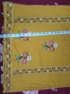 Embroidered Yellow Kurta