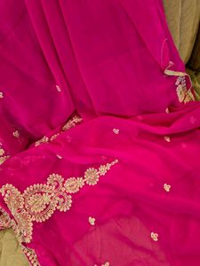 Brand New Party Wear Vibrant Saree