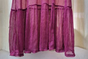 Sheer Purple Maxi Dress