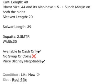 KURTI SALWAR WITH HEAVY DUPATTA