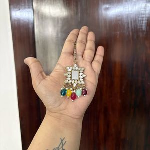 Earrings with Maang Tikka