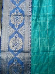 Teal Saree