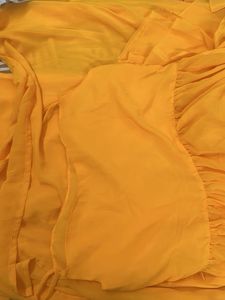 Stunning Yellow Embellished Palazzo Set