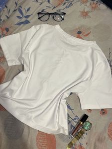 Classic White Crew Neck T-Shirt