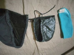 Winter Ear Warmers Set combo hude