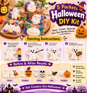 Halloween DIY Craft Kit - 5 Packets