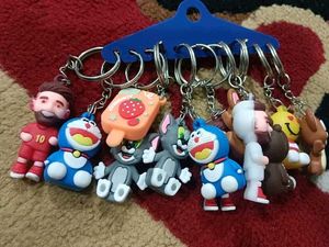Cute Cartoon Character Keychains Set