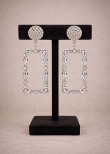 Rhinestone Drop Earrings