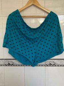 Comfortable Teal Pajama Shorts