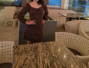 Chic Printed Mini Dress