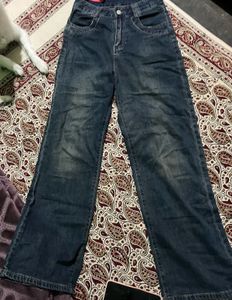 Dark Wash Wide Leg Jeans
