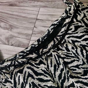 2000s y2k zebra print cami