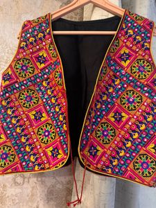 Heavy Embroidered Ethnic Vest, Bust-36/34