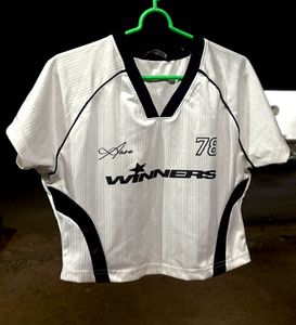 White 'Winners' Graphic T-Shirt