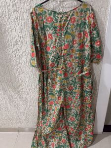 Floral Print Kurta Set