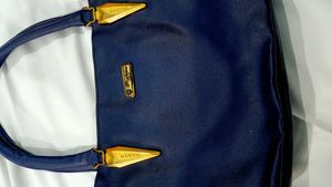 Elegant Navy Blue Handbag