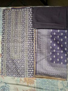 Unstitched Beautiful Ethnic Kurta Set
