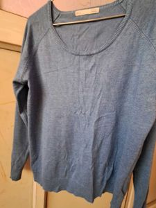 Blue Pullover Sweater