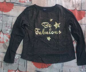 Sparkly "Be Fabulous" Long Sleeve Top