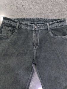Classic Grey Wash Denim Jeans