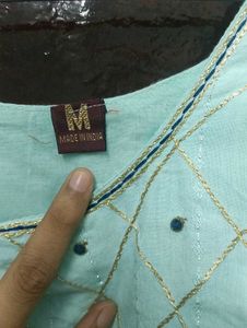 Beautiful Light Blue Kurta