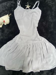 Sheer Strappy Mini Dress.