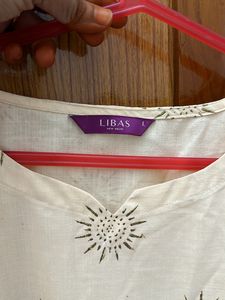 Beautiful Belize Colour Golden Print Kurta