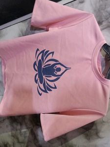 Pink Yoga Lotus T-Shirt