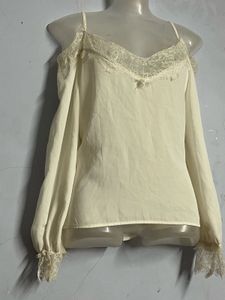 SHEIN BRANDED Lace OFF Shoulder Top