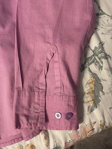 Lavender Button-Down Shirt