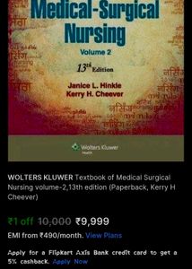 Medical Surgical Nursing VOL II Textbook